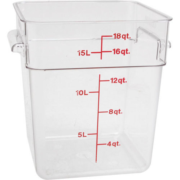 Cambro Container Clear  18Qt For  - Part# 18Sfscw135 18SFSCW135